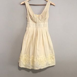 Yellow & white sundress